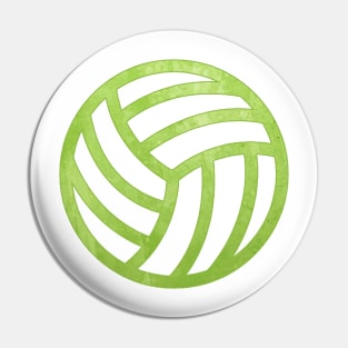 Volleyball Green Pin