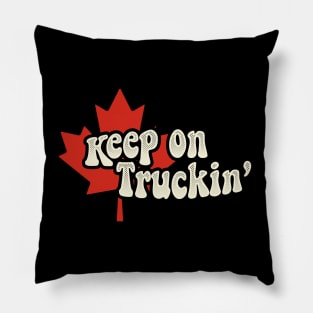 Canada Truckin Pillow