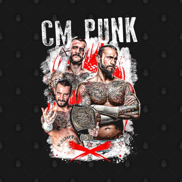 cm punk by lightsdsgn