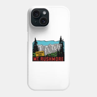 Funny Mt. Rushmore Backside Decal Phone Case