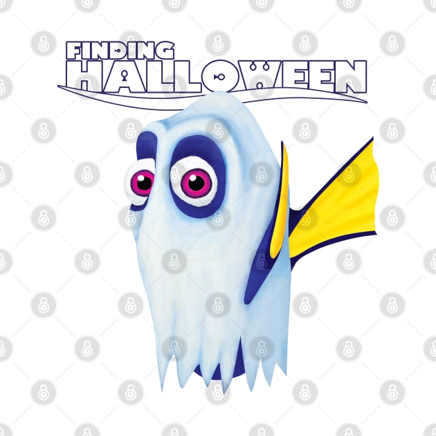 Finding Halloween Dory Ghost Fish by ZZDeZignZ