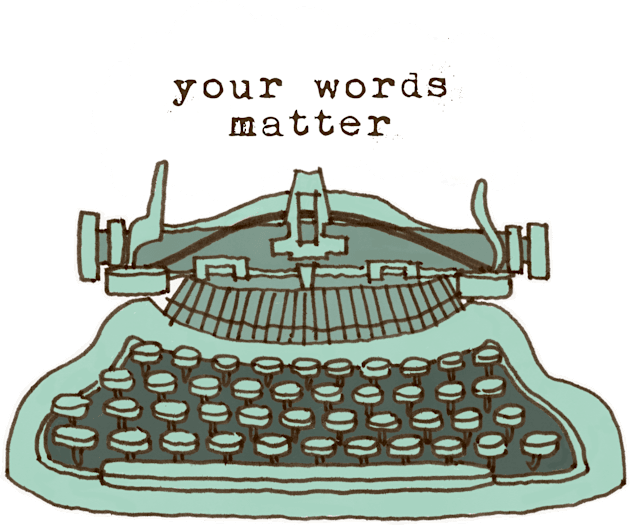 Your Words Matter Kids T-Shirt by Shelley Johannes Art