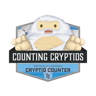 Cryptid Counter Yeti Badge T-Shirt