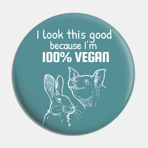I look this good because I am 100% vegan Pin by Purrfect