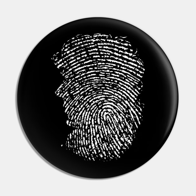 Sherlock Fingerprint Pin by BrayInk