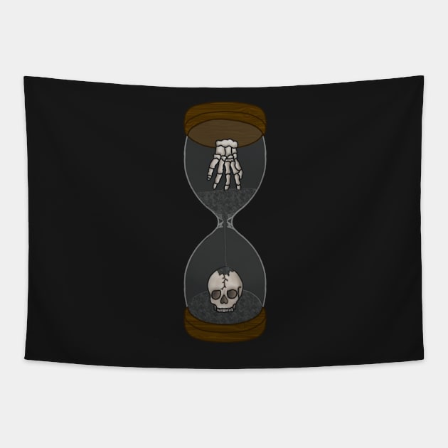 Deaths hourglass Tapestry by LieutenantAmoo