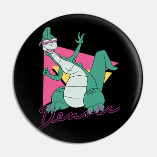 The Last 80s Dinosaur Pin