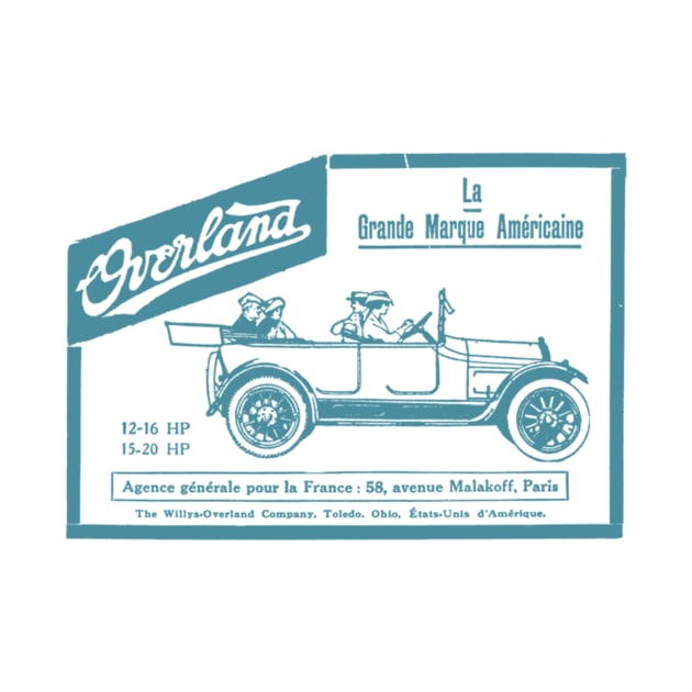 overland old car retroholic by ysmnlettering