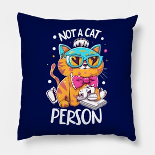 Not A Cat Person Pillow