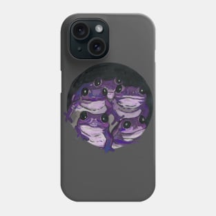 Purple frogs Phone Case