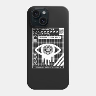 "Charge Your Soul" White Print Phone Case