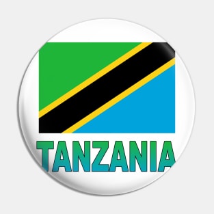 The Pride of Tanzania - Tanzanian National Flag Design Pin