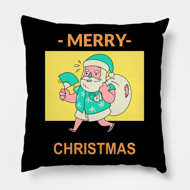 Australian Christmas Pillow by ZenCloak