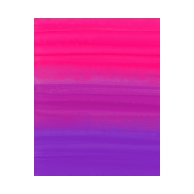 Hot pink and purple watercolor gradient artwork by Doodle Intent