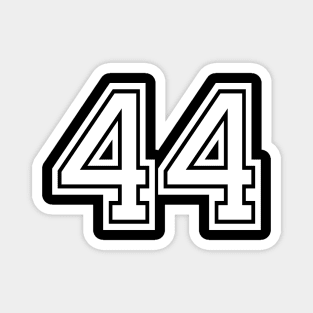 Numbers 44 for a sports team, group, or community Magnet