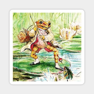 “Jeremy Fisher Catches a Fish” by Beatrix Potter Magnet