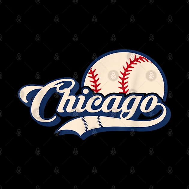 Baseball American Lover Chicago Baseball by elmiragokoryan