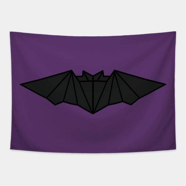 Origami Bat Tapestry by Numerica