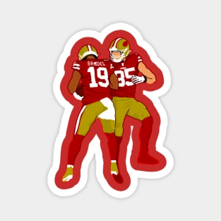 George kittle x Deebo Samuel Magnet