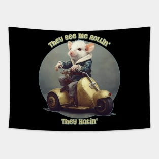 They See Me Rollin' - They Hatin' Mouse Tapestry