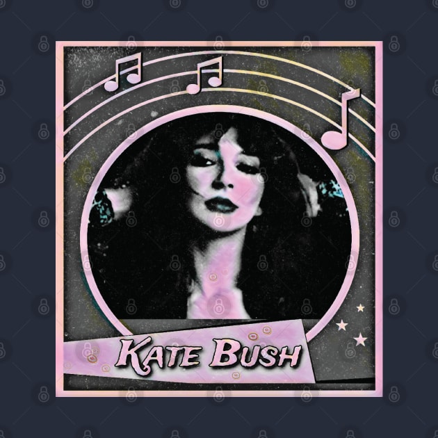 Kate Bush - Retro Aesthetic Fan Design by Trendsdk
