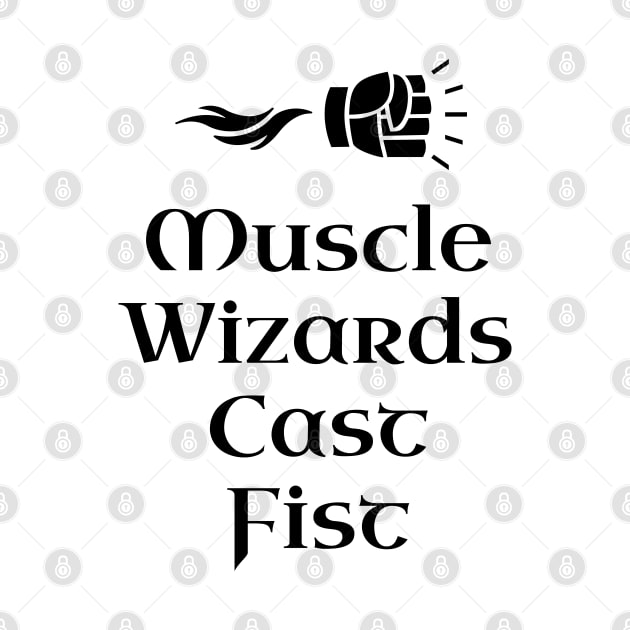 Muscle Wizards Cast Fist - RPG by pixeptional