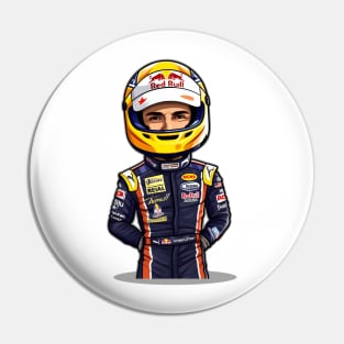 Racing Car Driver Pin