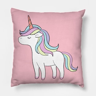 Girly Unicorn Pillow