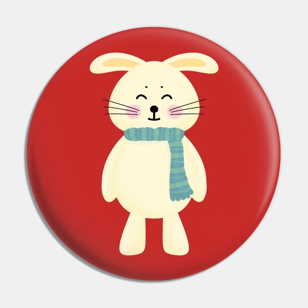 Rabbit Pin by pomee