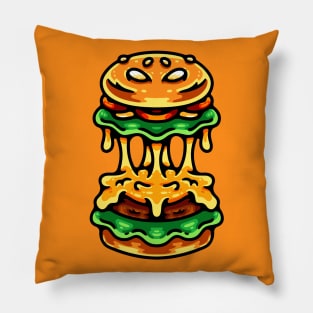 Monster Burger Pillow