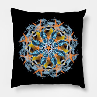 starfish magic mandala Pillow