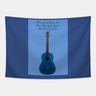 Blue Guitar Tapestry