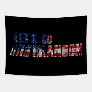 LETS GO BRANDON USA Tapestry