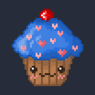 Pixel Cupcake T-Shirt