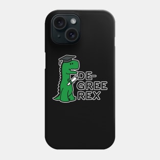 Academic degree Rex T-Rex dinosaur graduation pun Phone Case