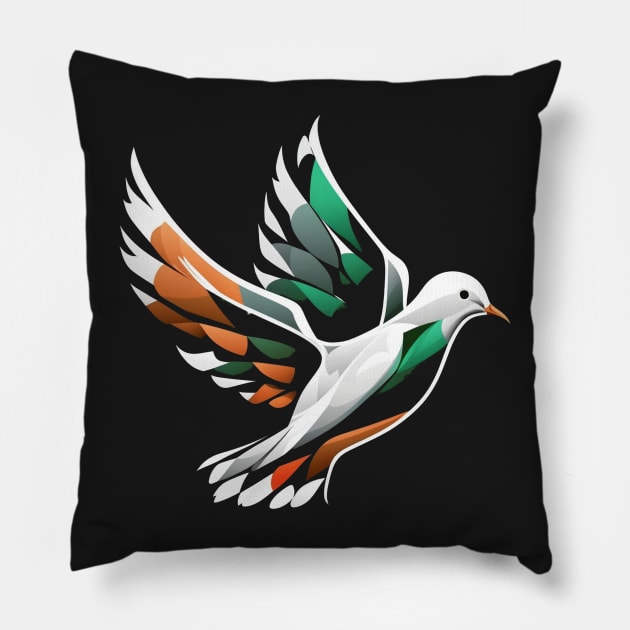 Free Ireland - Irish Unity Pillow by RichieDuprey