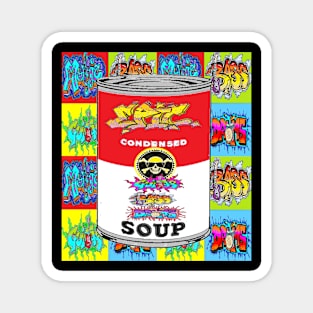 Epic Music Guitar Drums Soup Magnet