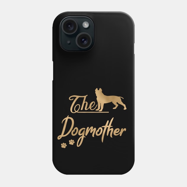 The Pit Bull Terrier Dogmother Phone Case by JollyMarten