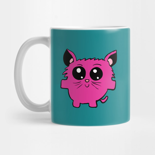 Chibi Pink Cat Chibi Mug Teepublic Au