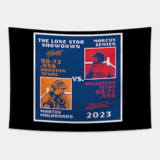 Marcus Semien & Martin Maldolado Lone Star Showdown Tapestry