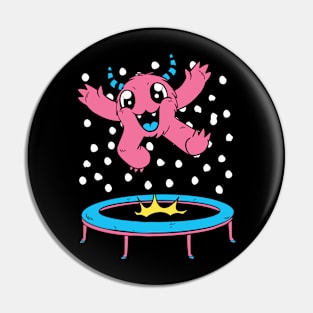 Trampoline Kids - Trampoline Indoor Kids With Monster Pin