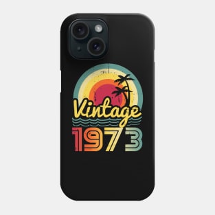 Vintage 1973 Made in 1973 50th birthday 50 years old Gift Phone Case