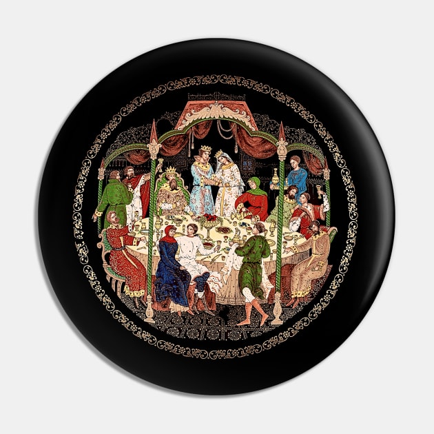 Medieval King's Feast Pin by STYLISH CROWD TEES