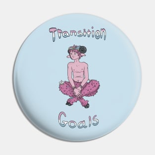 Transition Goals Satyr Pin