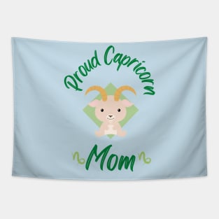 Proud Capricorn Mom Astrology Zodiac Tapestry