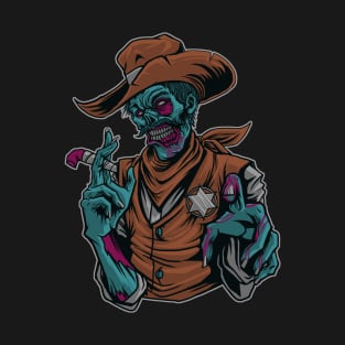 zombie sheriff T-Shirt