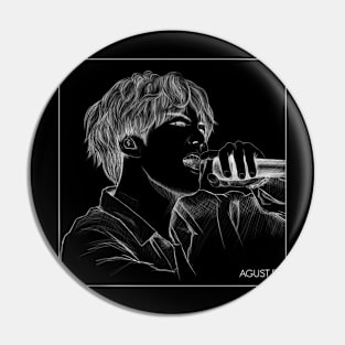 BTS SUGA SKETCH Pin