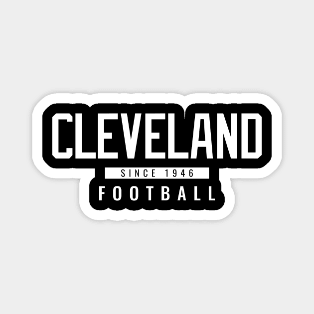 Cleveland football Magnet by Tamie