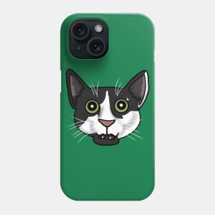 Funny Cat Face (Small Design) Phone Case