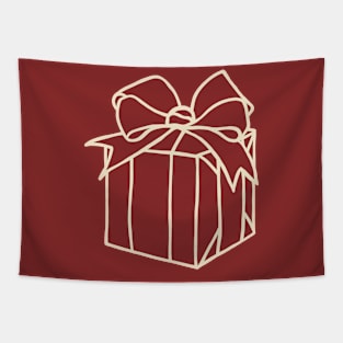 Simply Christmas Collection - Present - Classic Xmas Colours Tapestry